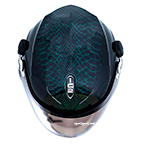 Icaro Solar-X 2.0 Phyton Green med kort transparent visir